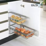 سبد سیب زمینی و پیاز ریلی 2طبقه آدلان