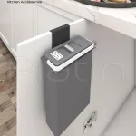 سطل زباله درب آویز پلاتین