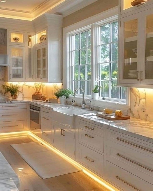 نورپردازی کابینت آشپزخانه