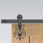 ریل و قرقره درب کشویی مدل R-175