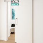 مکانیزم درب ریلی آرامبند ریل از بالا