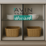 درب شیشه ای فریم لس کابینت