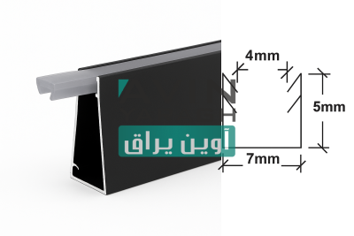 گسک شفاف نگهدارنده شیشه