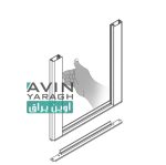 درب شیشه ای مدل برتیش برند فانتونی