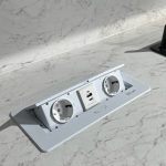 پریز توکار سفید مدل BK5-آوین یراق