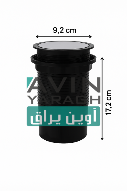 ابعاد پریز توکار آسانسوری Universal ملونی(کد 10154 و 10156)-آوین یراق