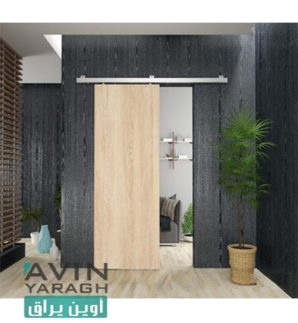 مکانیزم تک درب ریلی آویز از بالا 50 کیلو آلباتور کد 7310-آوین یراق