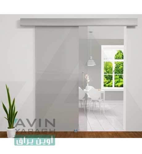 مکانیزم تک درب ریلی شیشه ای آرام بند آلباتور(کد 9900)-آوین یراق مکانیزم تک درب ریلی شیشه ای آرام بند آلباتور(کد 9900)-آوین یراق