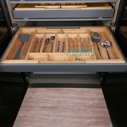 جا قاشقی چوبی رگلاژی یونیت 90-60 آلبا-آوین یراق