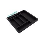 تقسیم کننده چوبی داخل کشو مشکی آلبا(یونیت 60 و 90)-آوین یراق