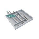 نظم دهنده چوبی داخل کشو نقره ای آلبا(یونیت 60 و 90)-آوین یراق