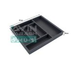 تقسیم کننده چوبی داخل کشو طوسی آلبا(یونیت 60 و 90)-آوین یراق