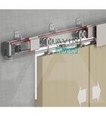 مکانیزم دو درب ریلی چوبی متقارن بازشو کد 9820-آوین یراق