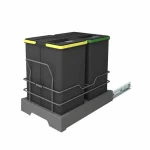 سطل زباله کابینتی ریلی اکو پلاتین مدل 3634