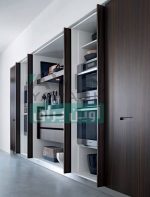 مکانیزم درب پاکت دُر چوبی لولایی سه فریم فانتونی-آوین یراق