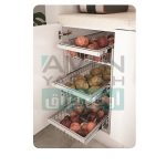 سبد سیب زمینی و پیاز پرتابل پلاتین کد های 3321،3331،3341،3351،3361و3371-آوین یراق