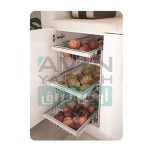 سبد سیب زمینی و پیاز پرتابل پلاتین کد های 3321،3331،3341،3351،3361و3371-آوین یراق