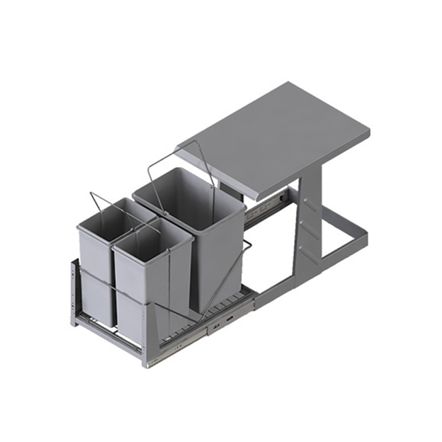 سطل زباله چند مخزنه کابینتی-آوین یراق