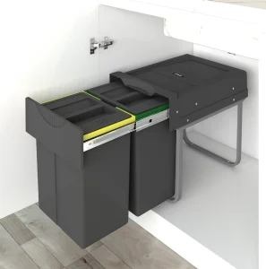 سطل زباله پلاتین دو مخزنه هایلوکس